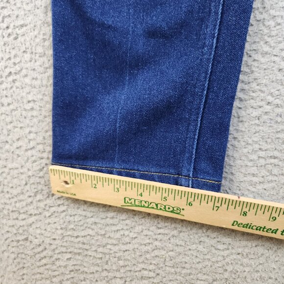 Vintage LEE Riders Jeans Women's 16P Blue Curvy Hight Waist Heavy USA Made - Picture 9 of 12